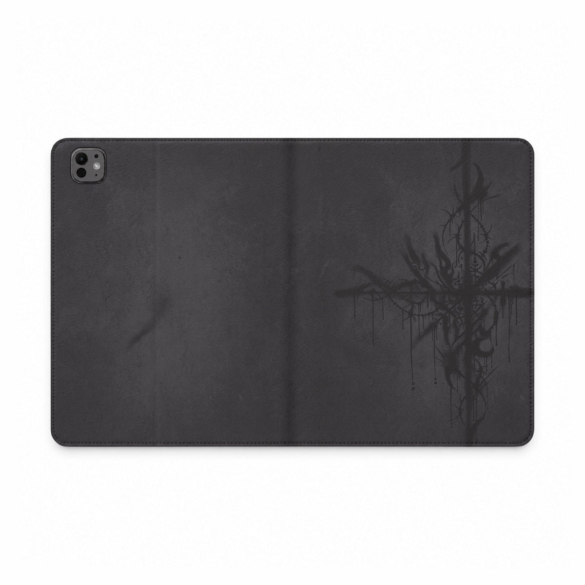 Graffiti Sigil Black iPad Case