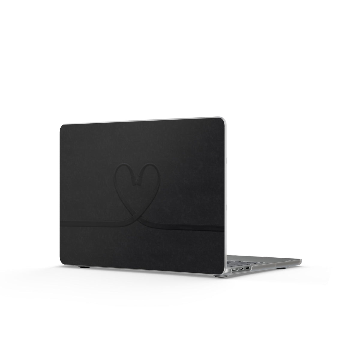 Sweatpants Heart Black MacBook Case