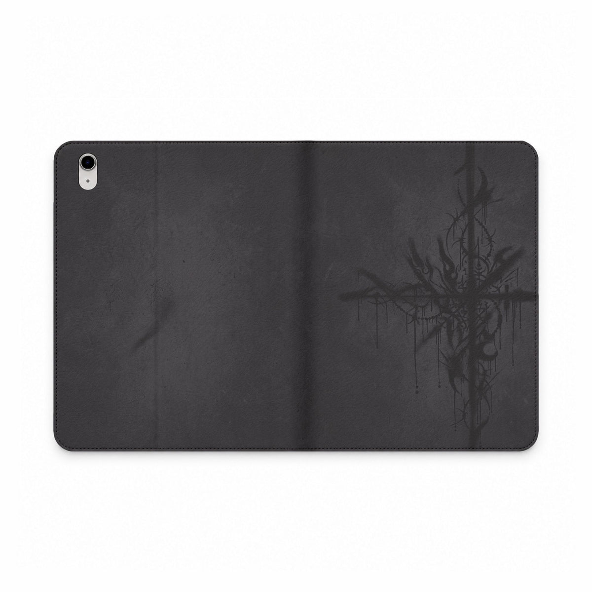 Graffiti Sigil Black iPad Case