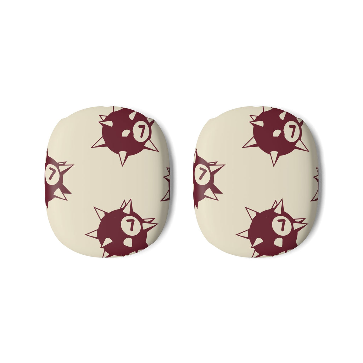 Spiky 7 Balls Burgundy AirPods Max Case