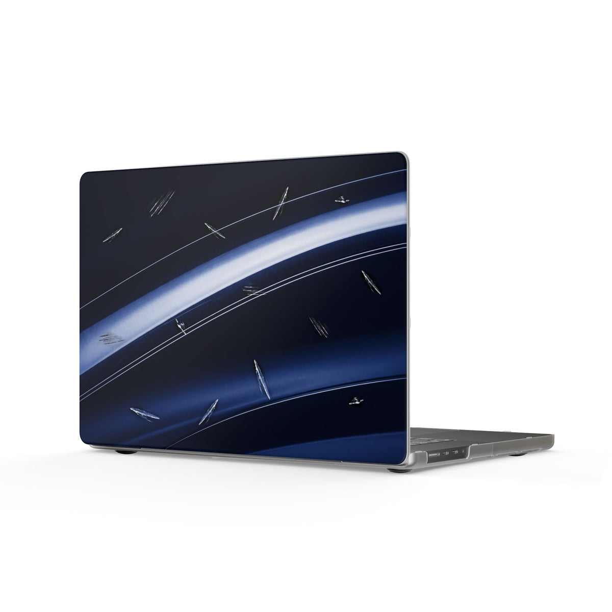 Car Paint Navy MacBook Case