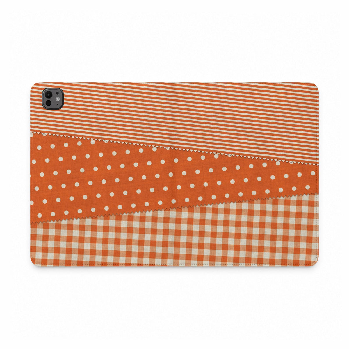 Textile Swatches Orange iPad Case