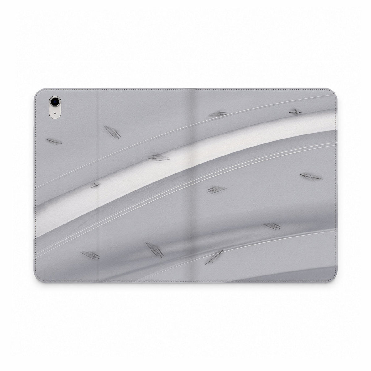 Car Paint Silver iPad Case