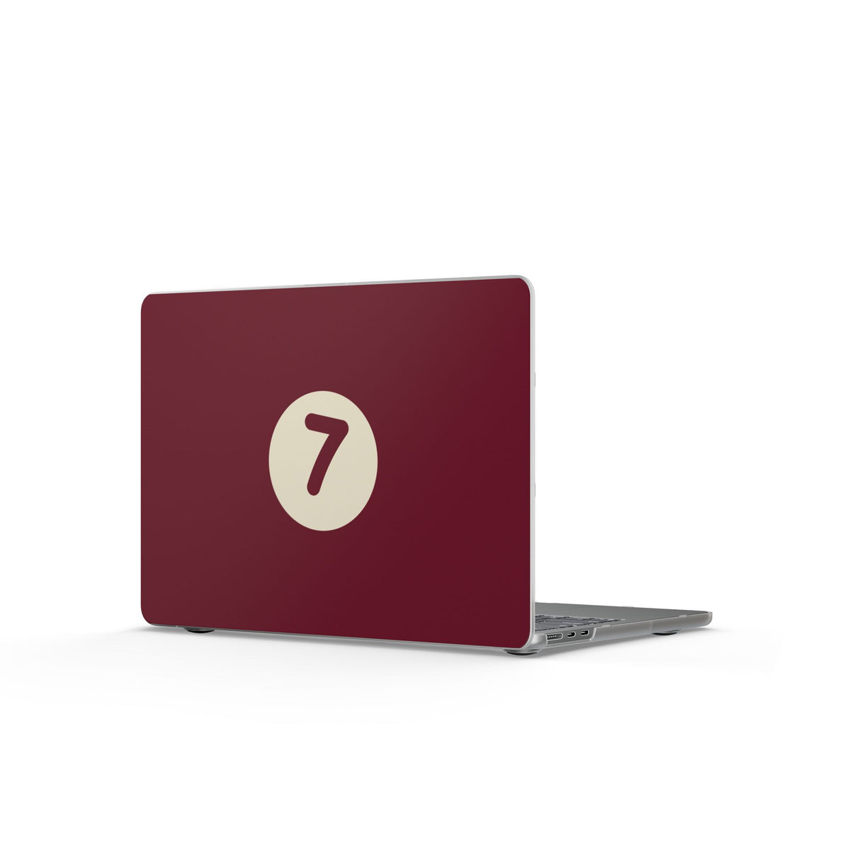 7 Ball Burgundy MacBook Case