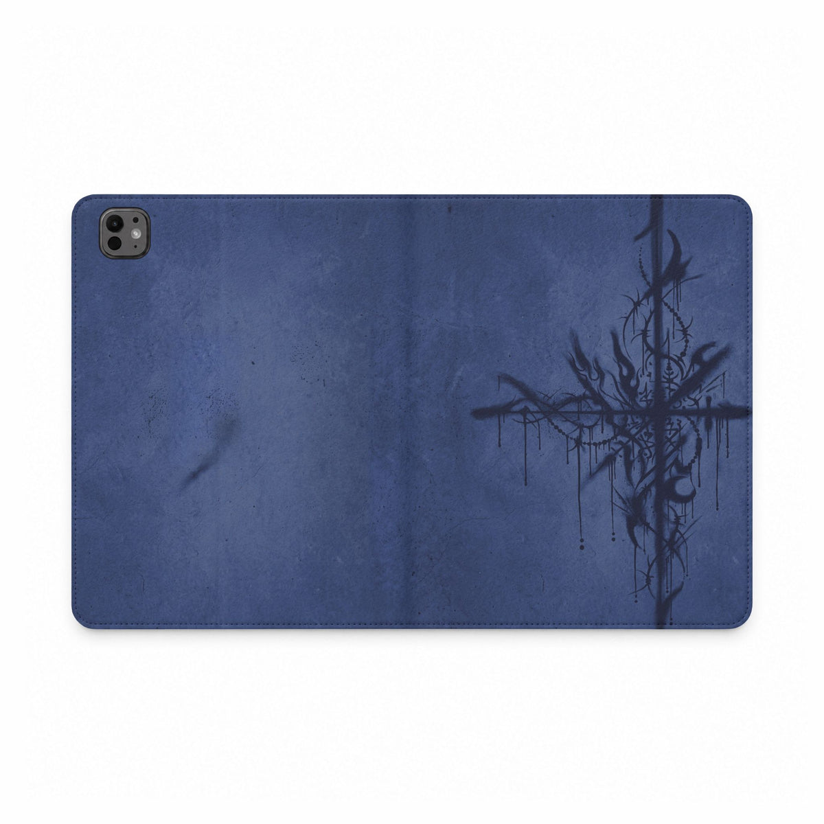 Graffiti Sigil Navy iPad Case