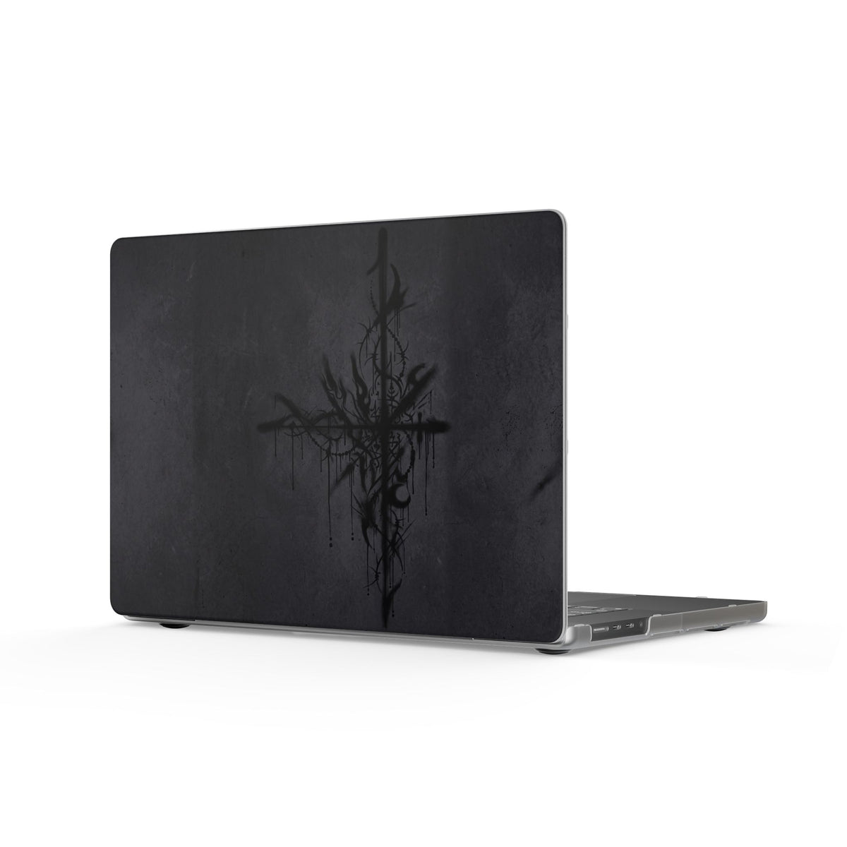 Graffiti Sigil Black MacBook Case