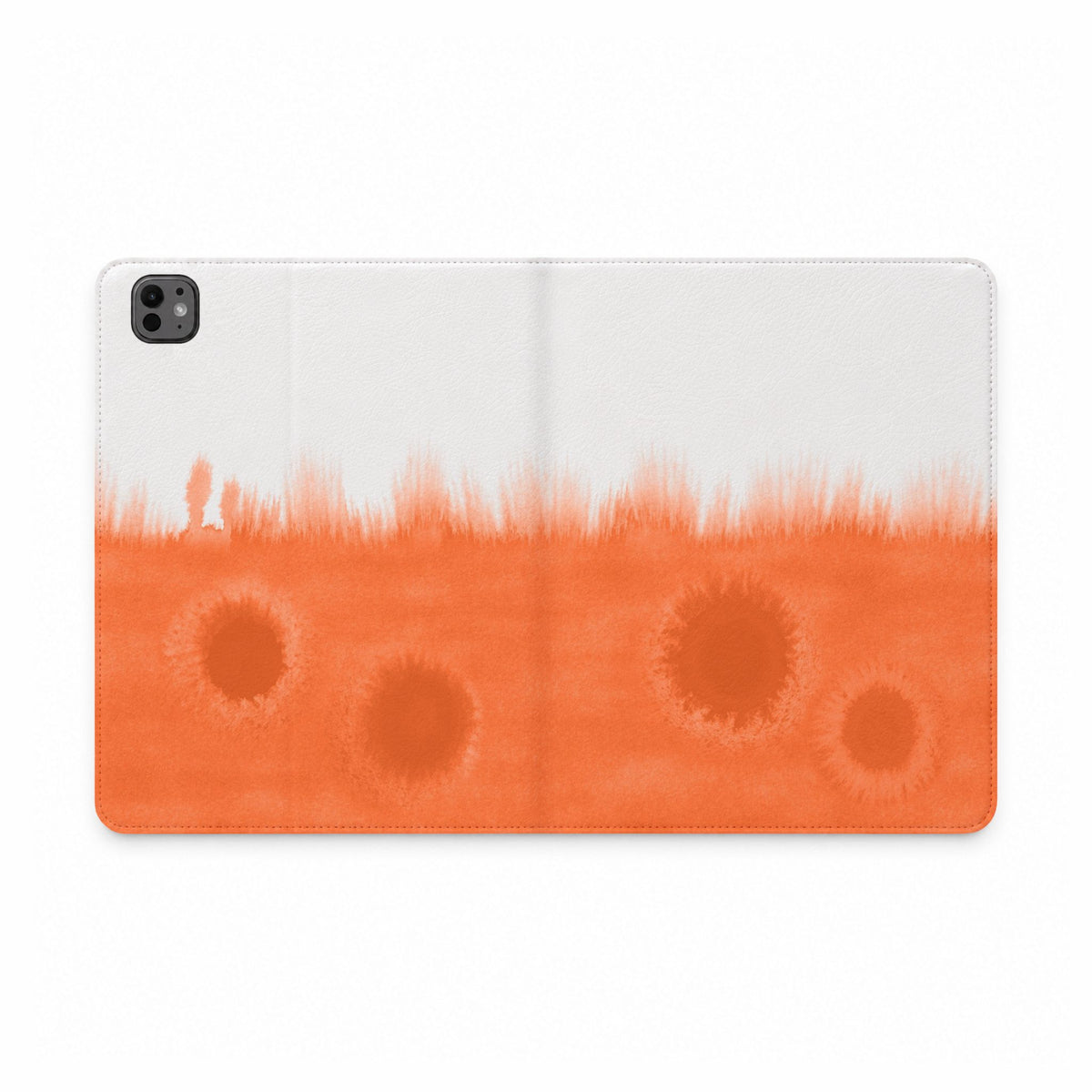 Watercolour Bleed Orange iPad Case