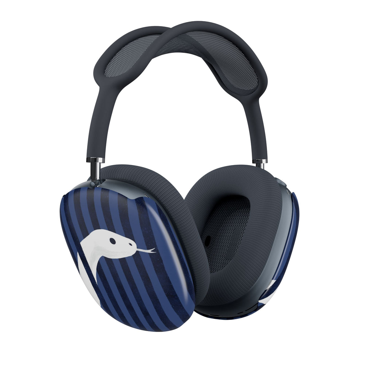 Navy Snake Stripes AirPods Max Case