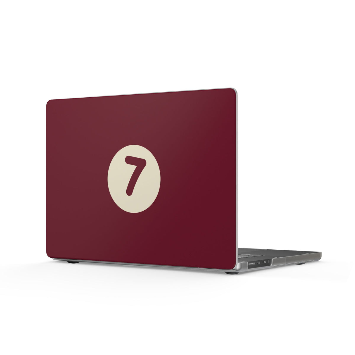 7 Ball Burgundy MacBook Case