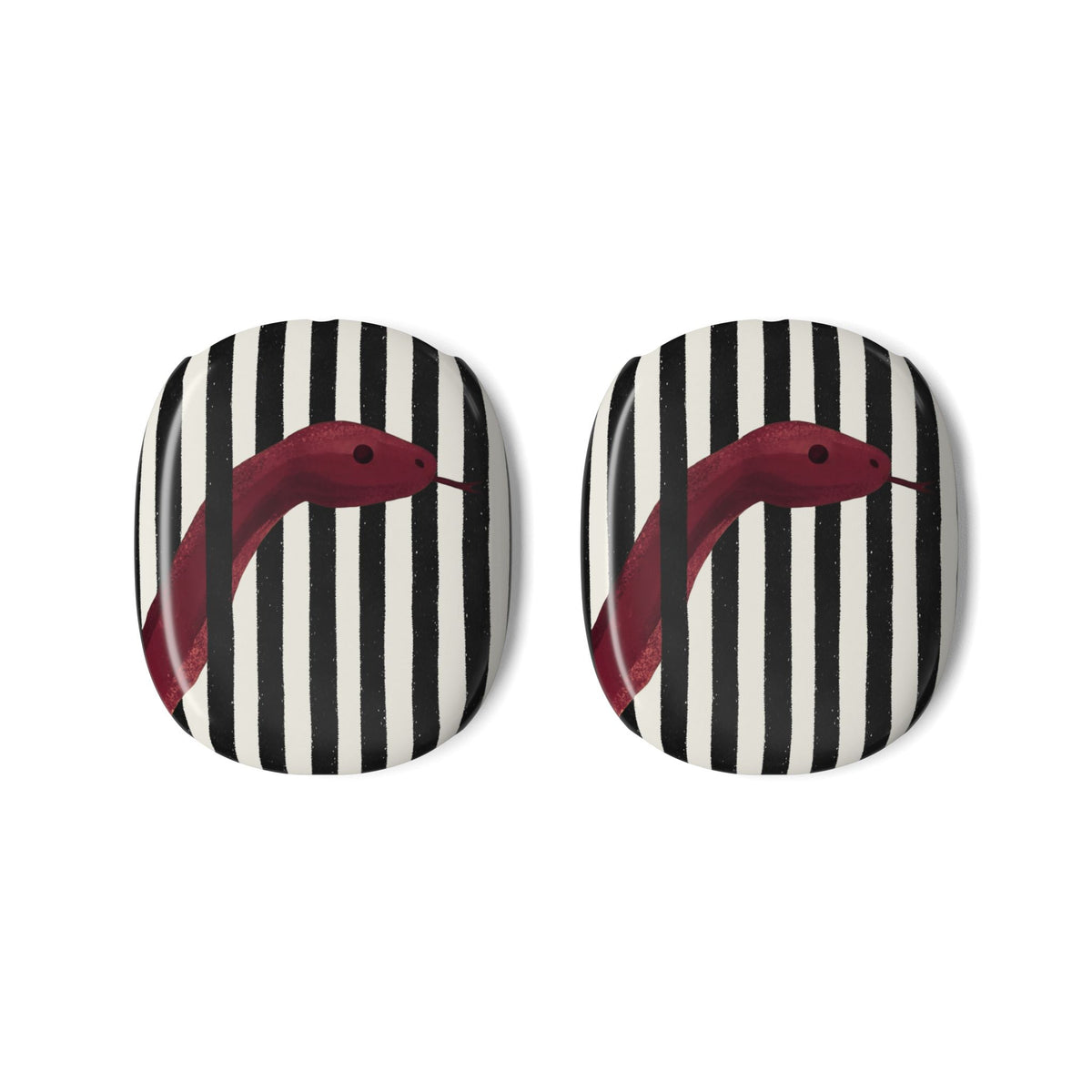 Red Snake Stripes AirPods Max Case