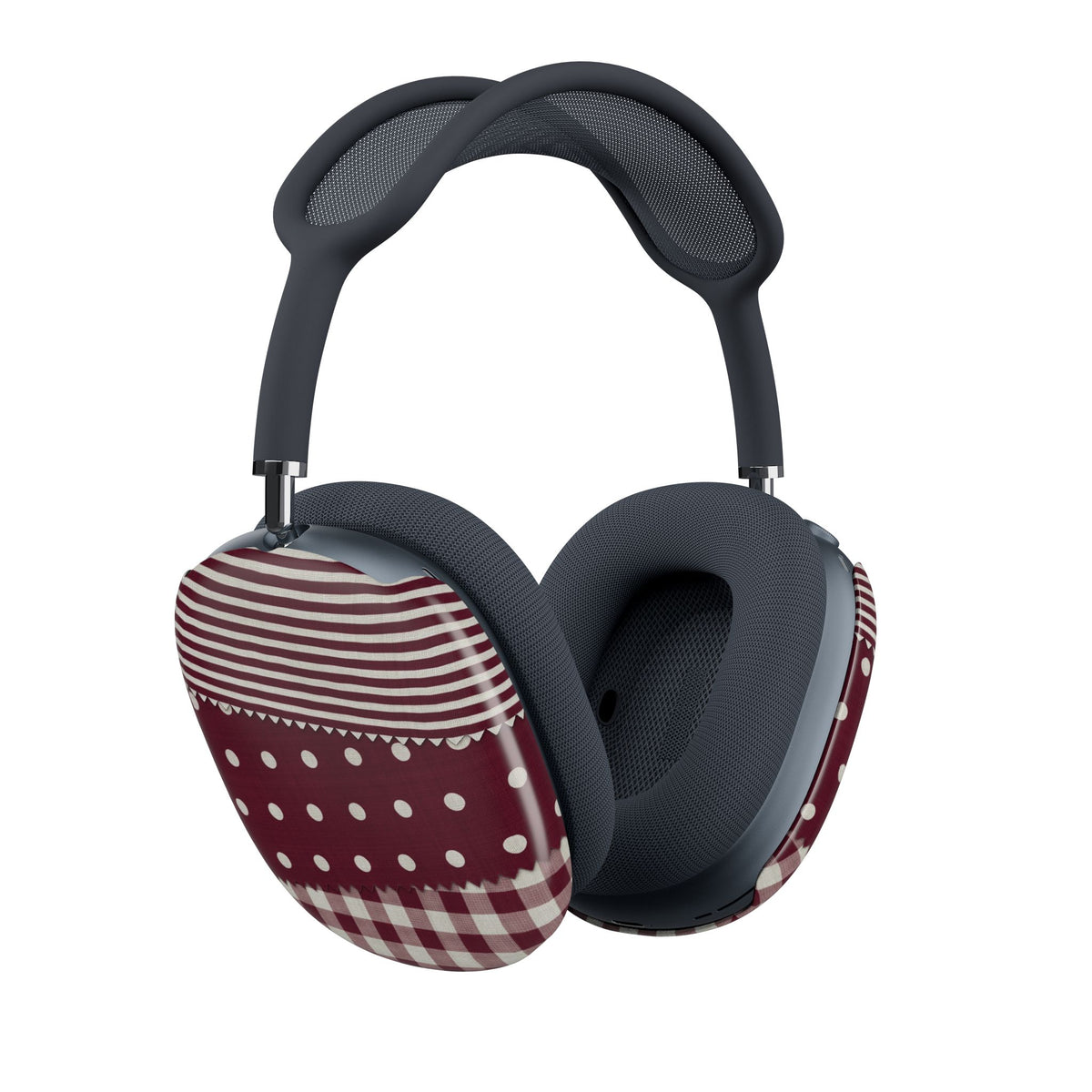 Textile Swatches Burgundy AirPods Max Case