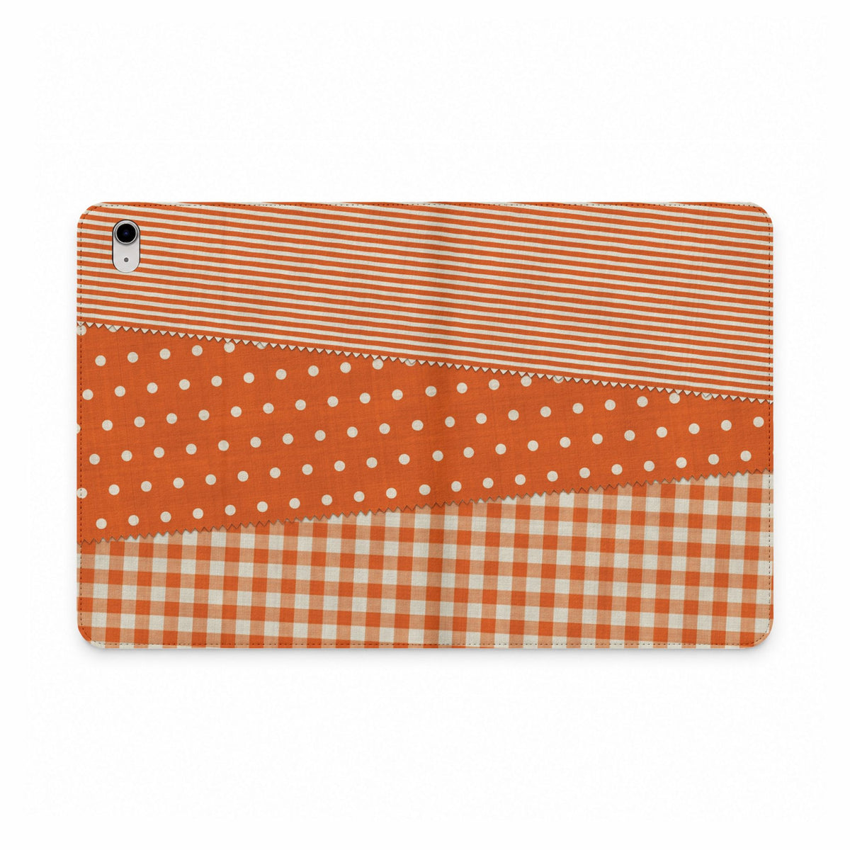 Textile Swatches Orange iPad Case