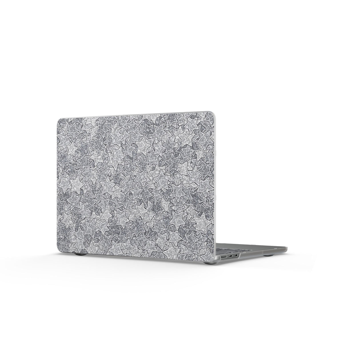 Star Stickers Silver MacBook Case