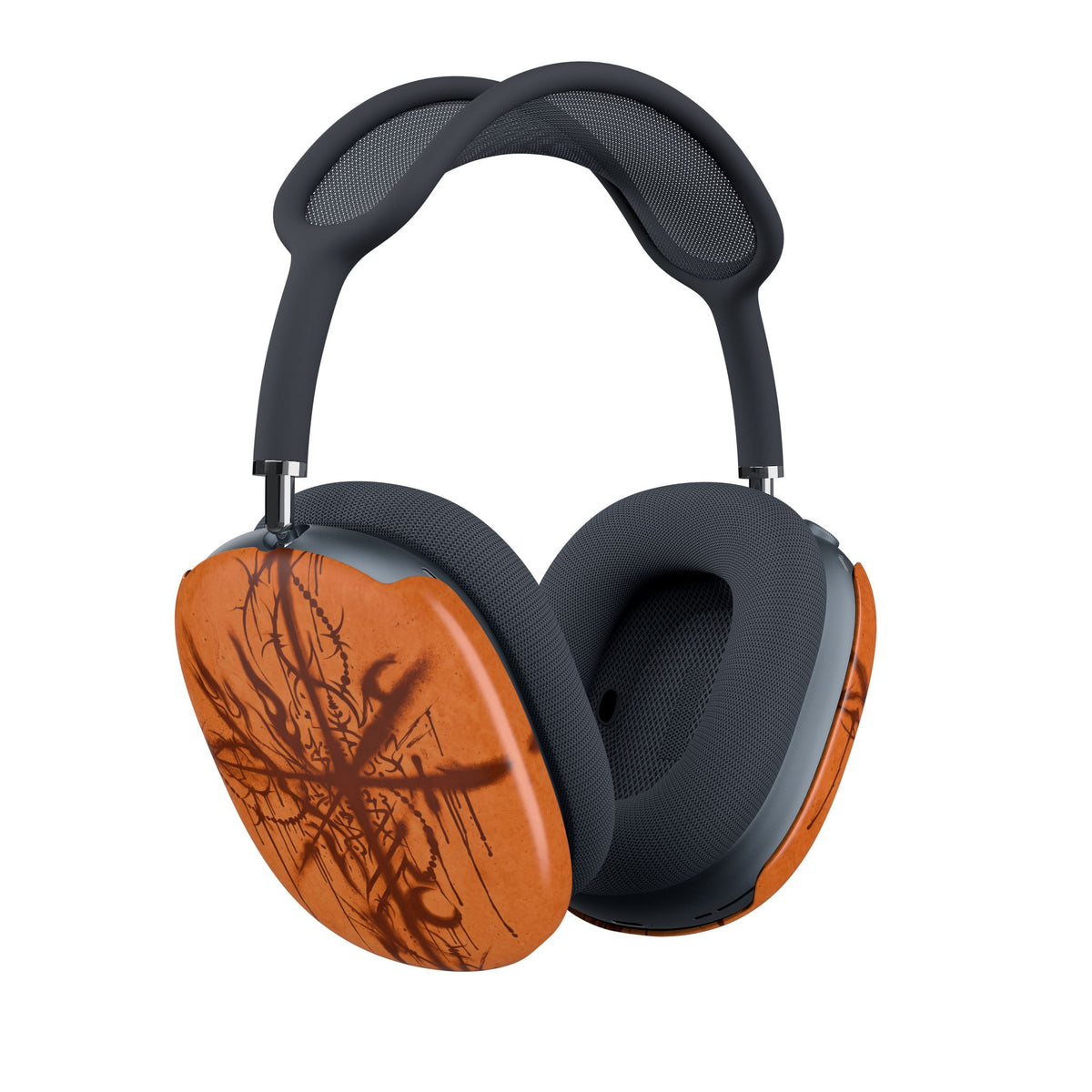 Graffiti Sigil Orange AirPods Max Case