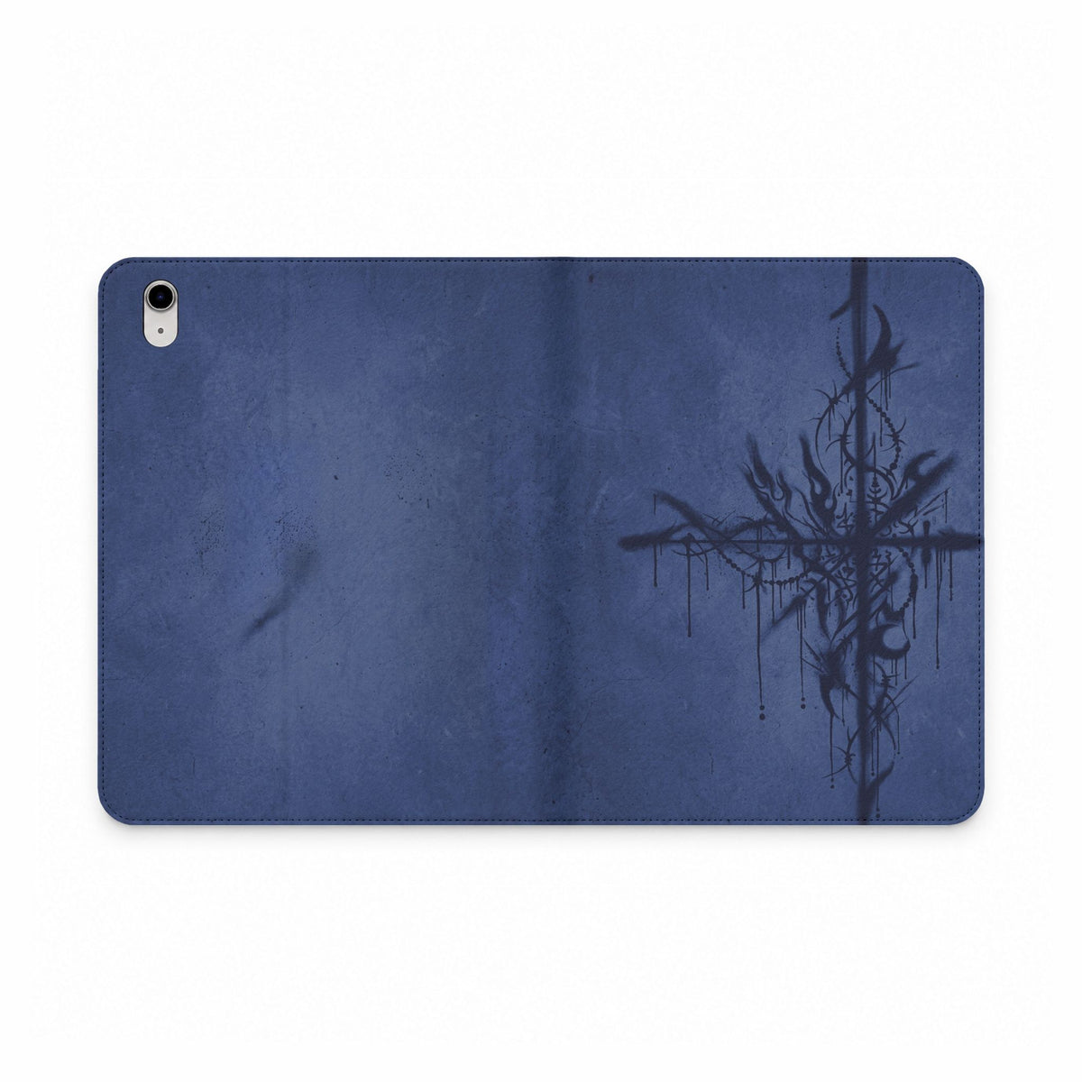 Graffiti Sigil Navy iPad Case