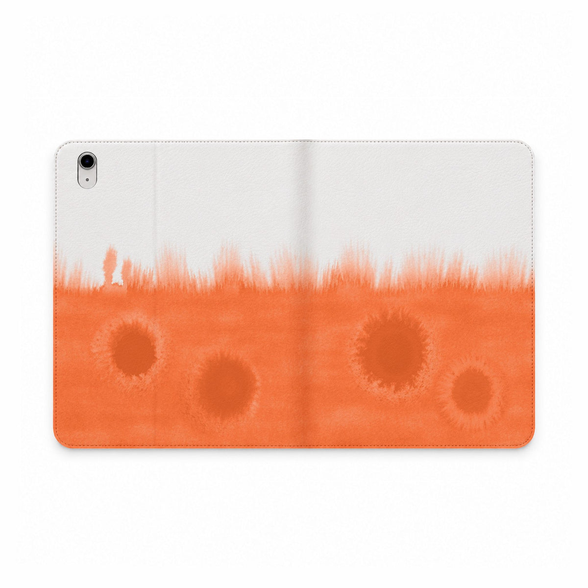 Watercolour Bleed Orange iPad Case