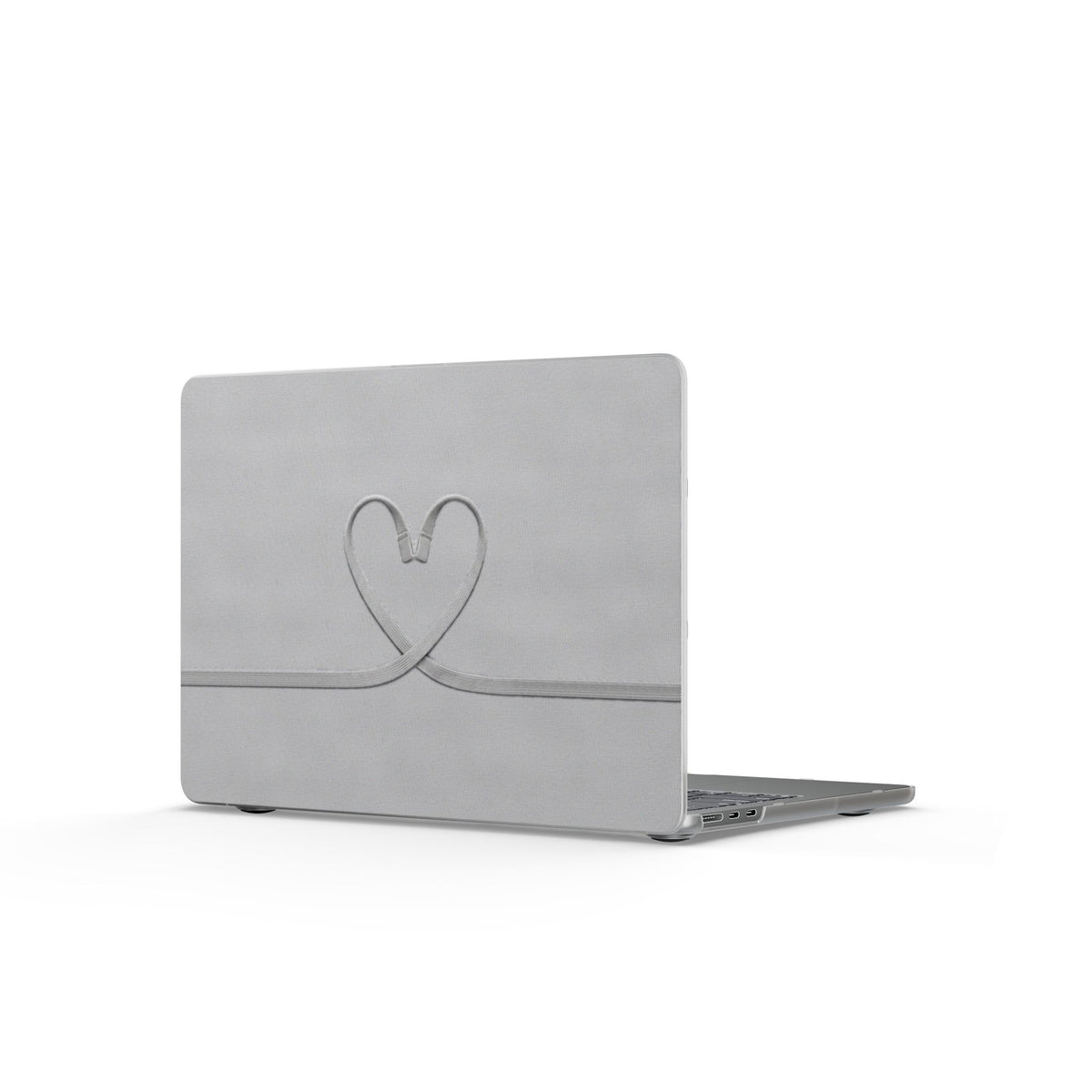Sweatpants Heart Grey MacBook Case