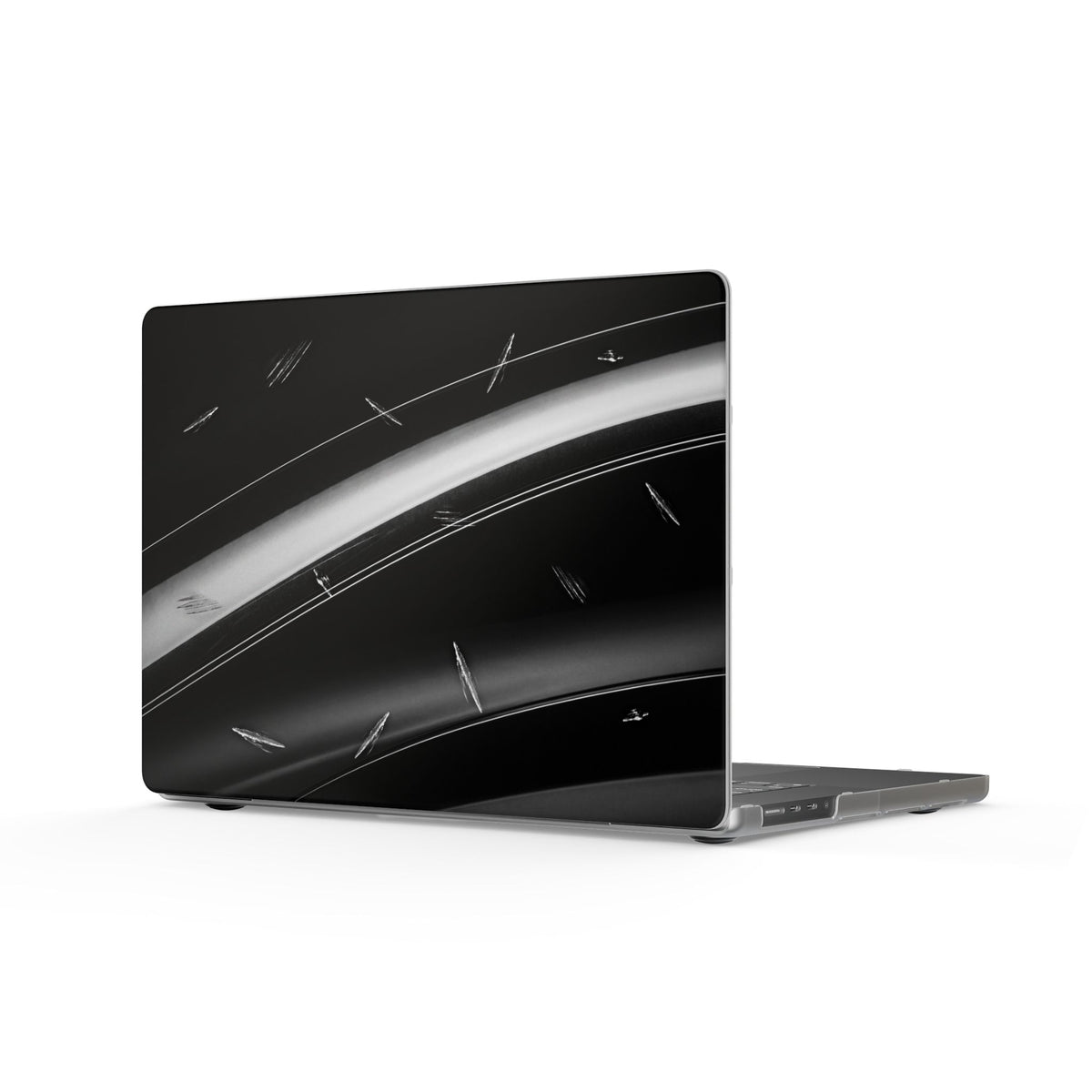 Car Paint Black MacBook Case
