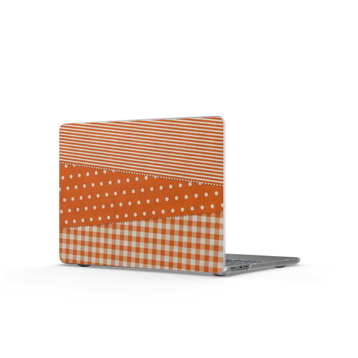 Textile Swatches Orange MacBook Case