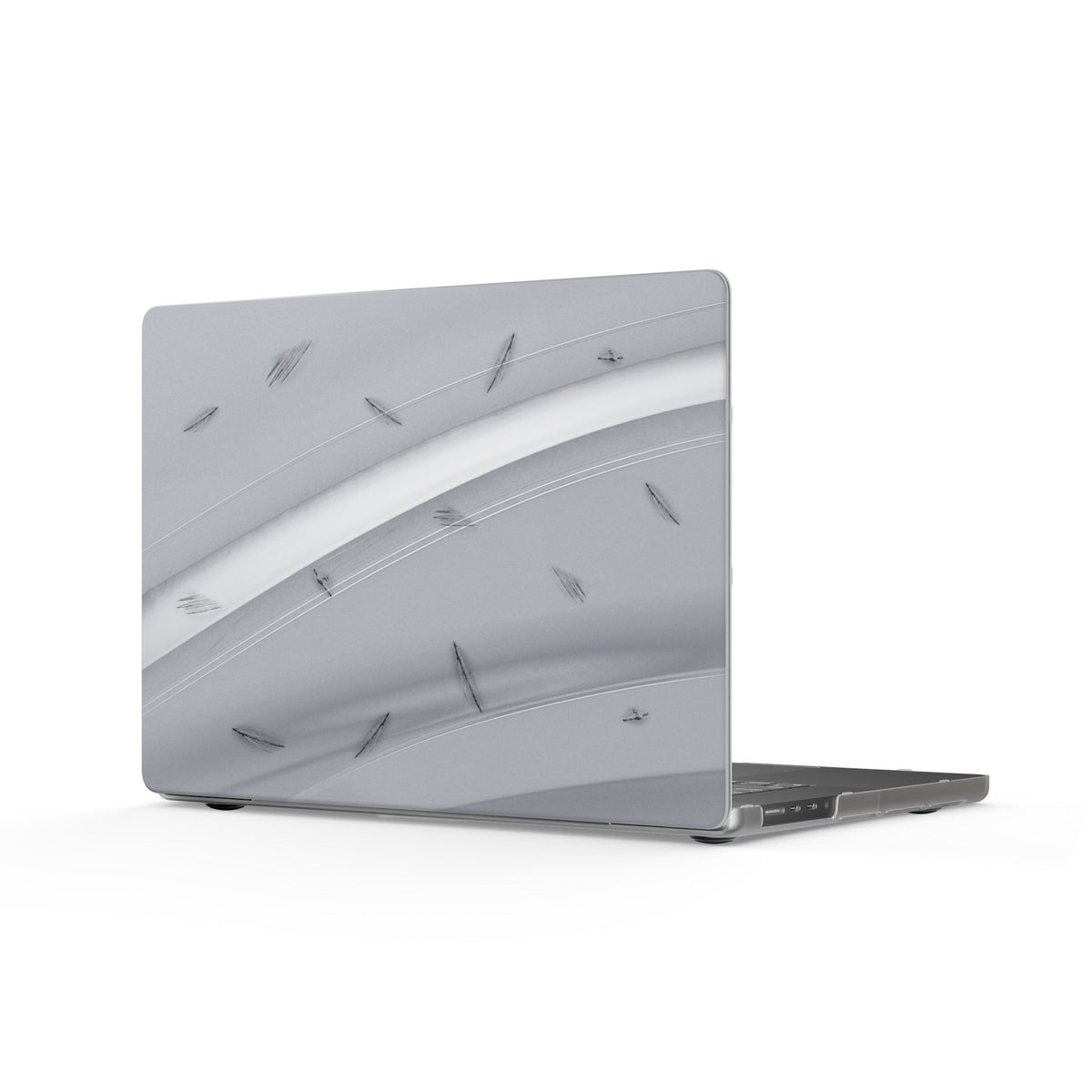 Car Paint Silver MacBook Case