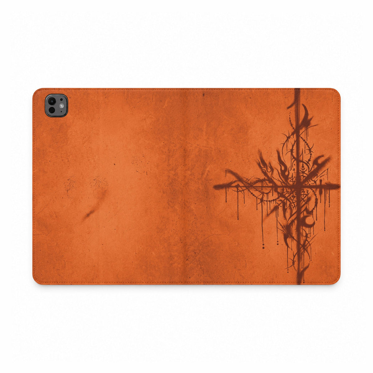 Graffiti Sigil Orange iPad Case