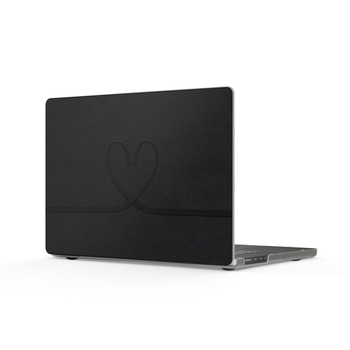 Sweatpants Heart Black MacBook Case