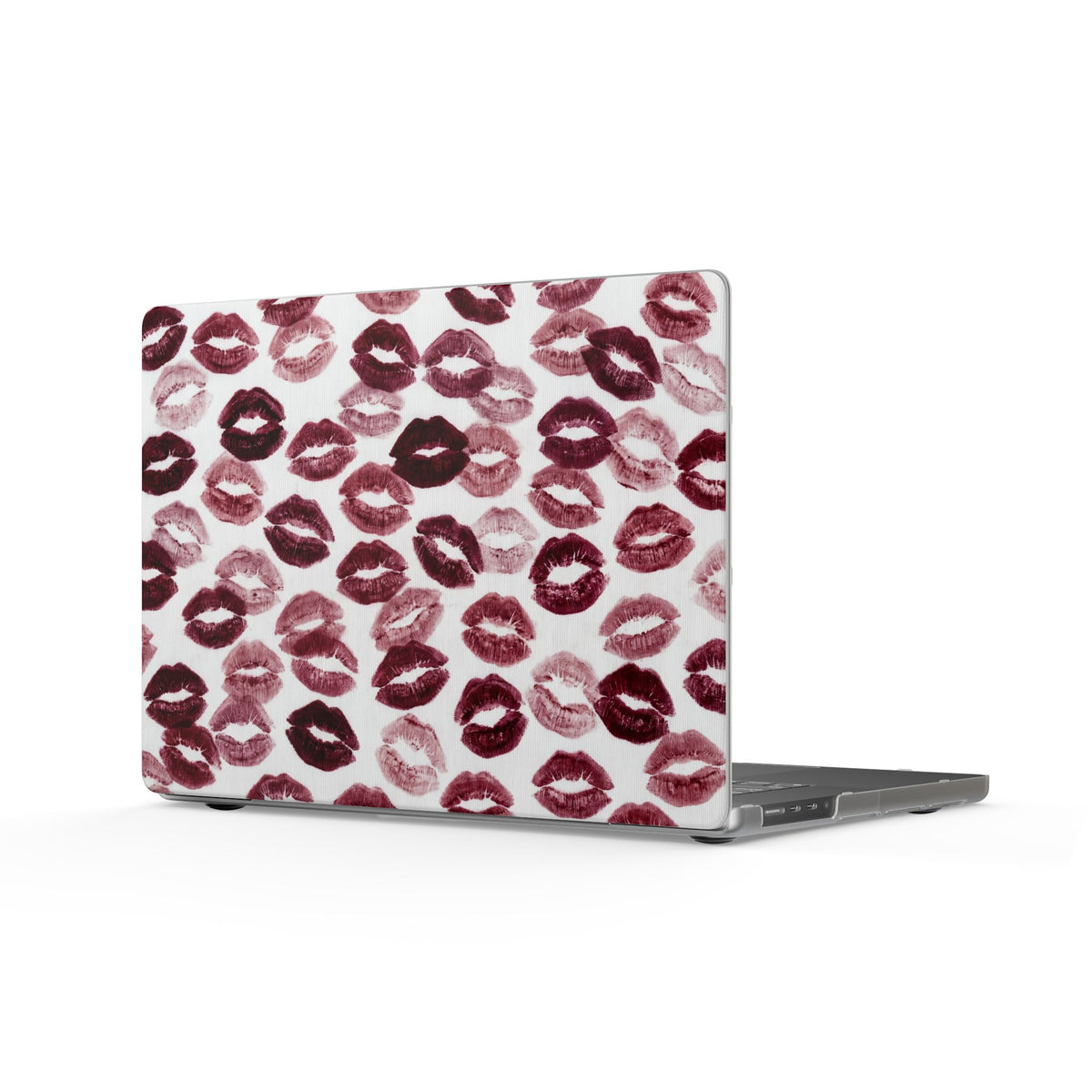 Burgundy Kisses MacBook Case