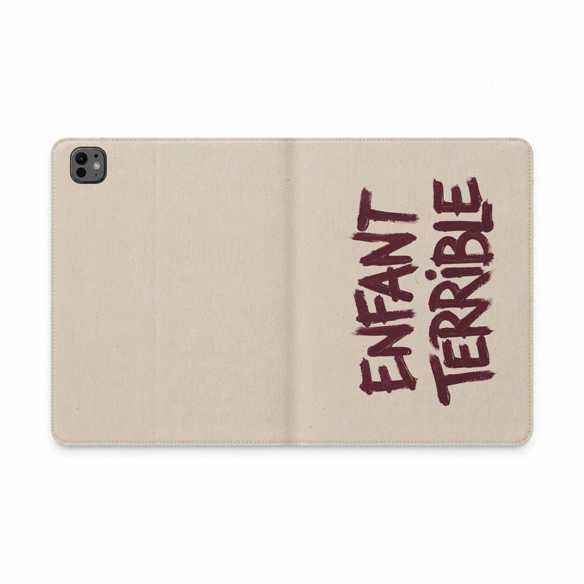 Enfant Terrible Burgundy iPad Case