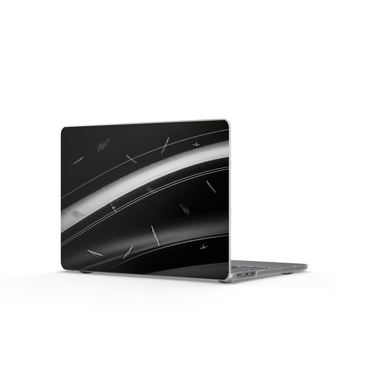Car Paint Black MacBook Case