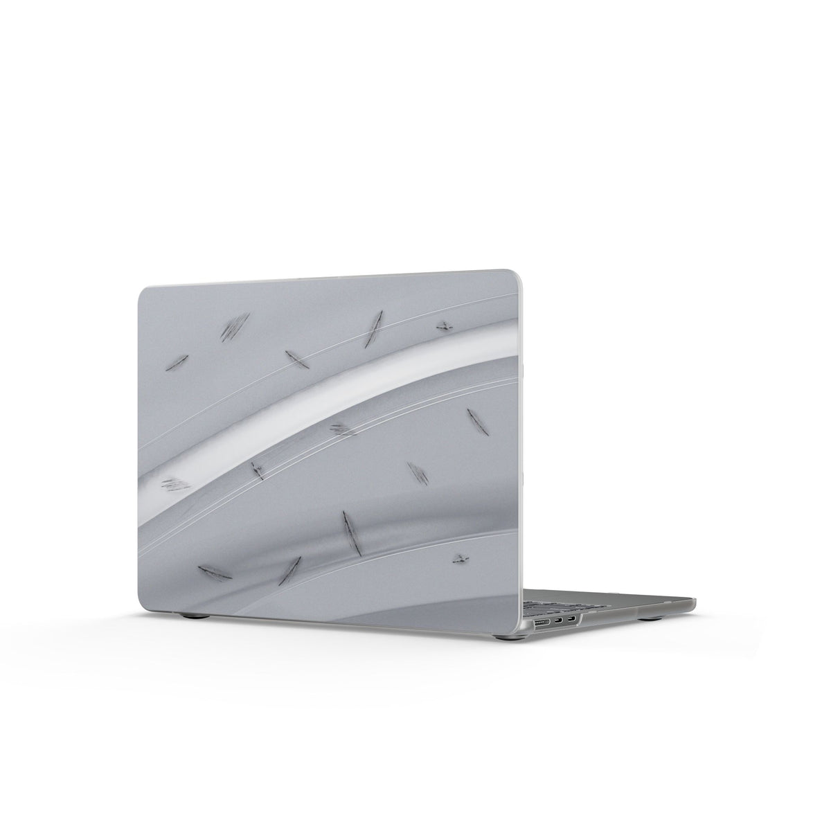 Car Paint Silver MacBook Case
