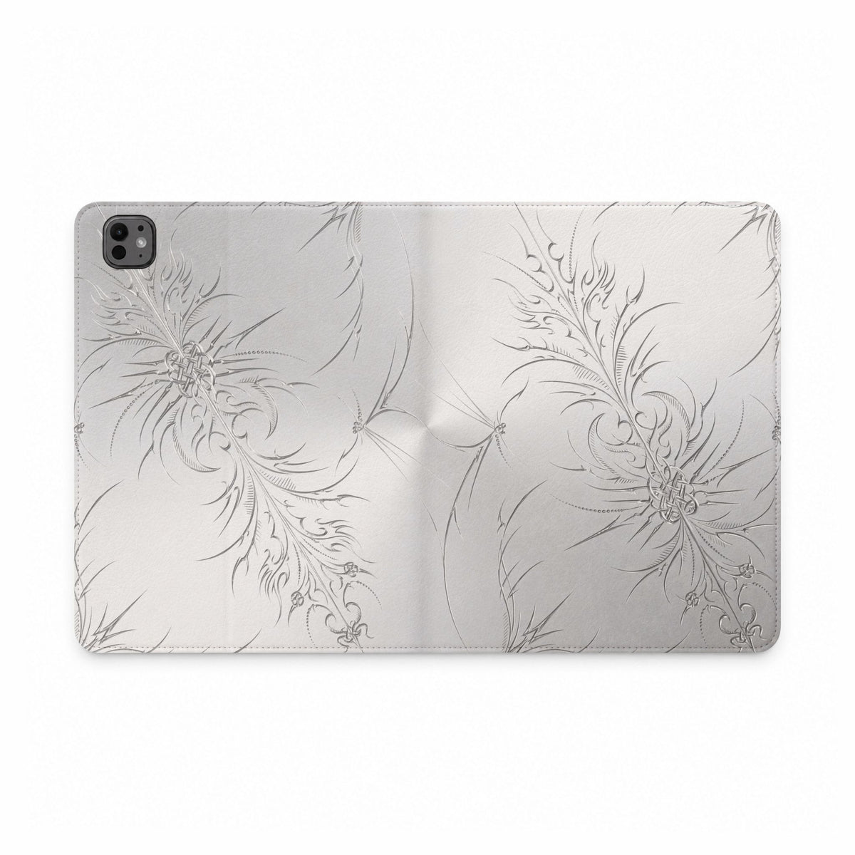 Etched Sigil Silver iPad Case