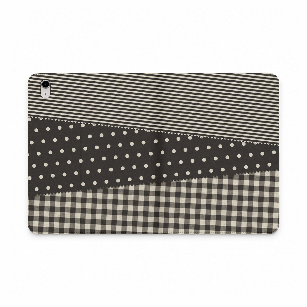 Textile Swatches Black iPad Case