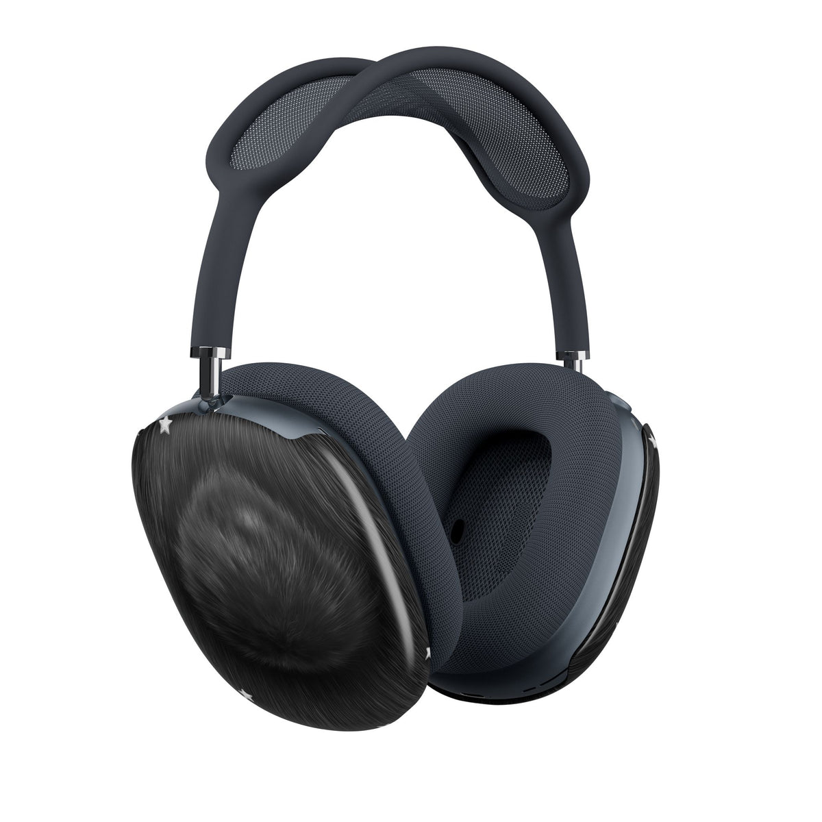 Black Bunny Stars AirPods Max Case