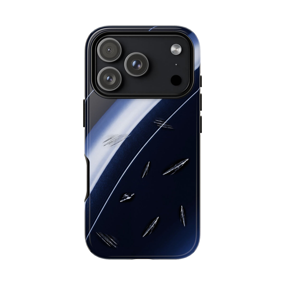 Car Paint Navy Tough Case on iPhone 18 Pro