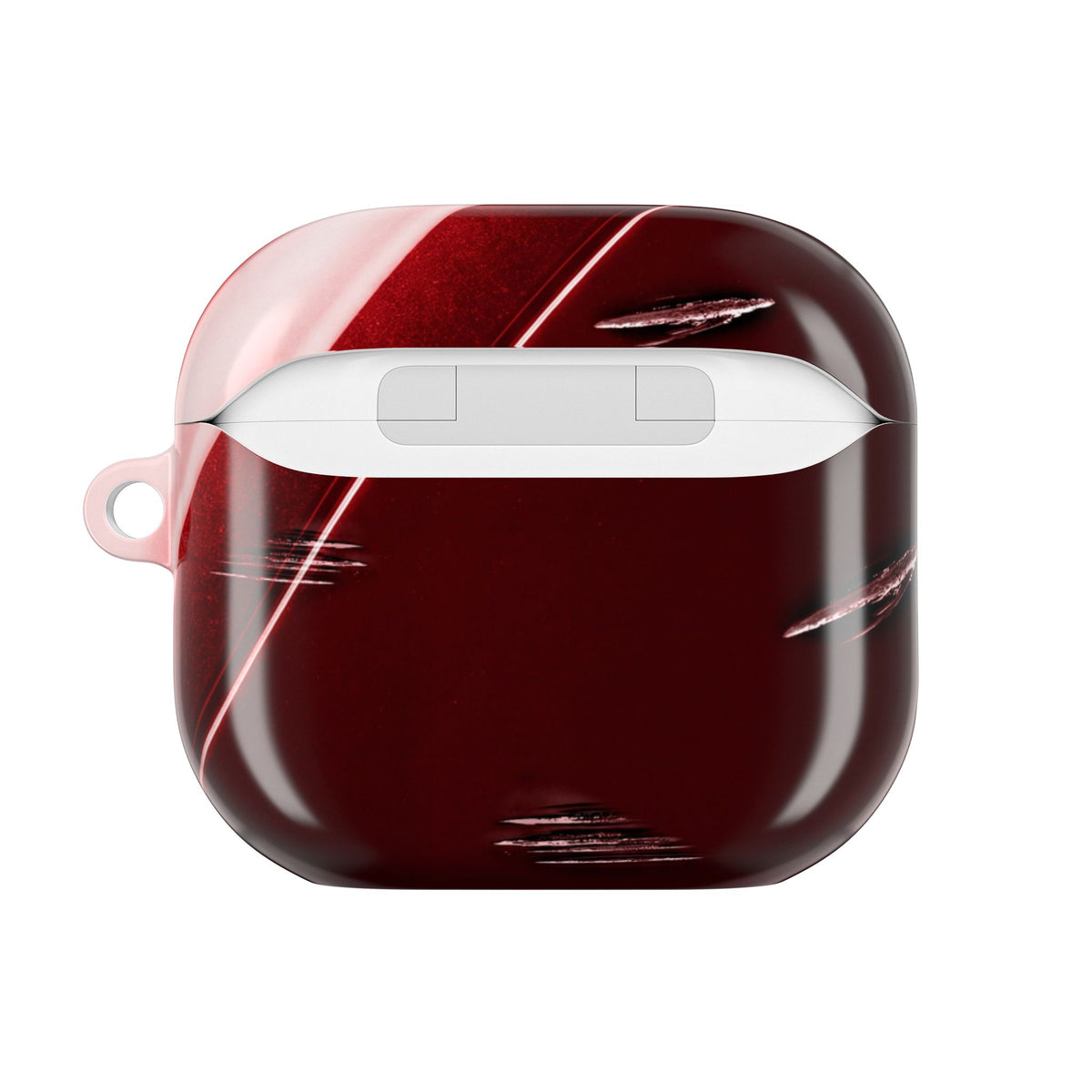 Car Paint Red AirPods Case back
