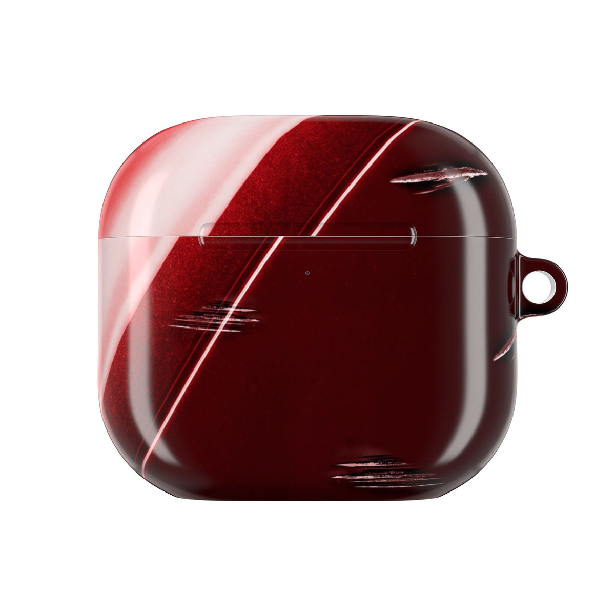 Car Paint Red AirPods Case front