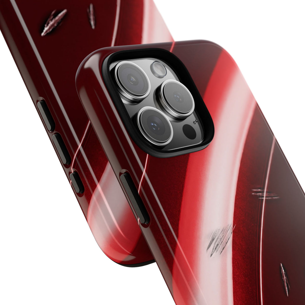 Car Paint Red Tough Case close-up