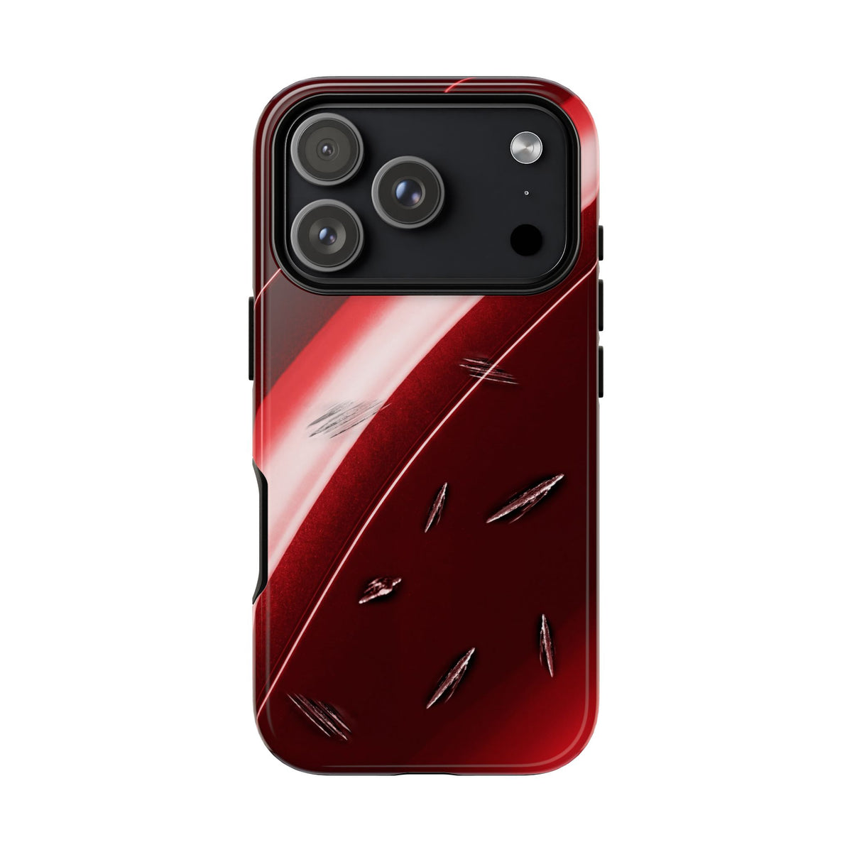 Car Paint Red Tough Case on iPhone 18 Pro