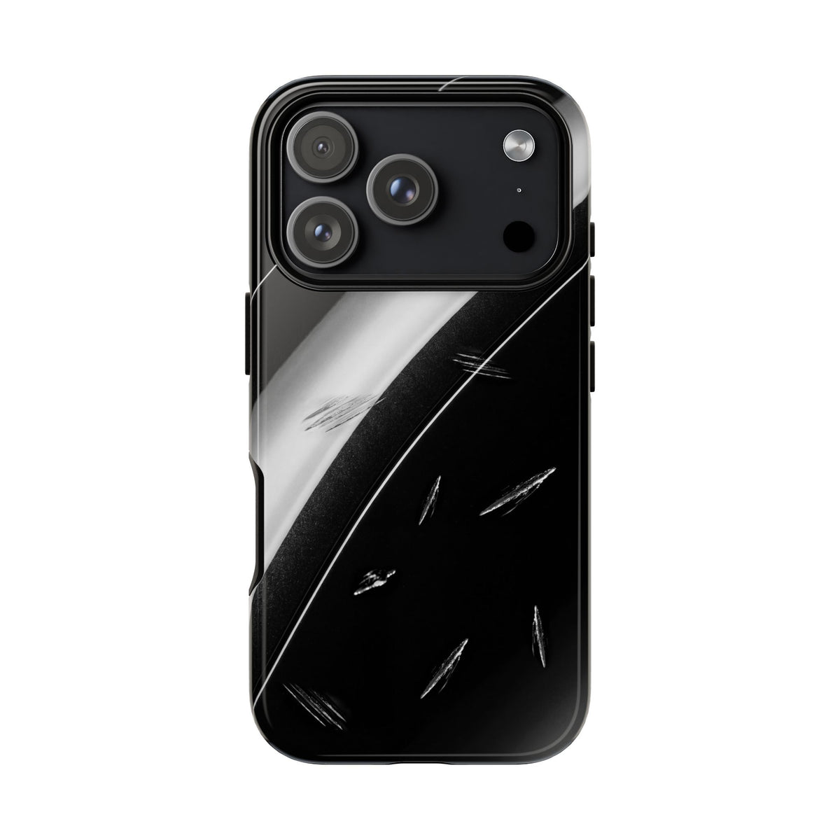 Car Paint Black Tough Case on iPhone 18 Pro