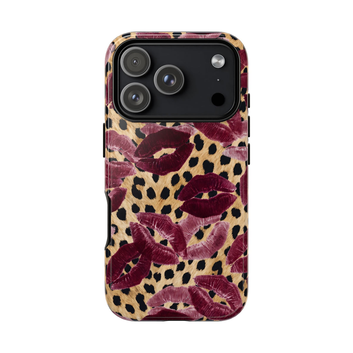 Cheetah Kisses Tough Case on iPhone 18 Pro