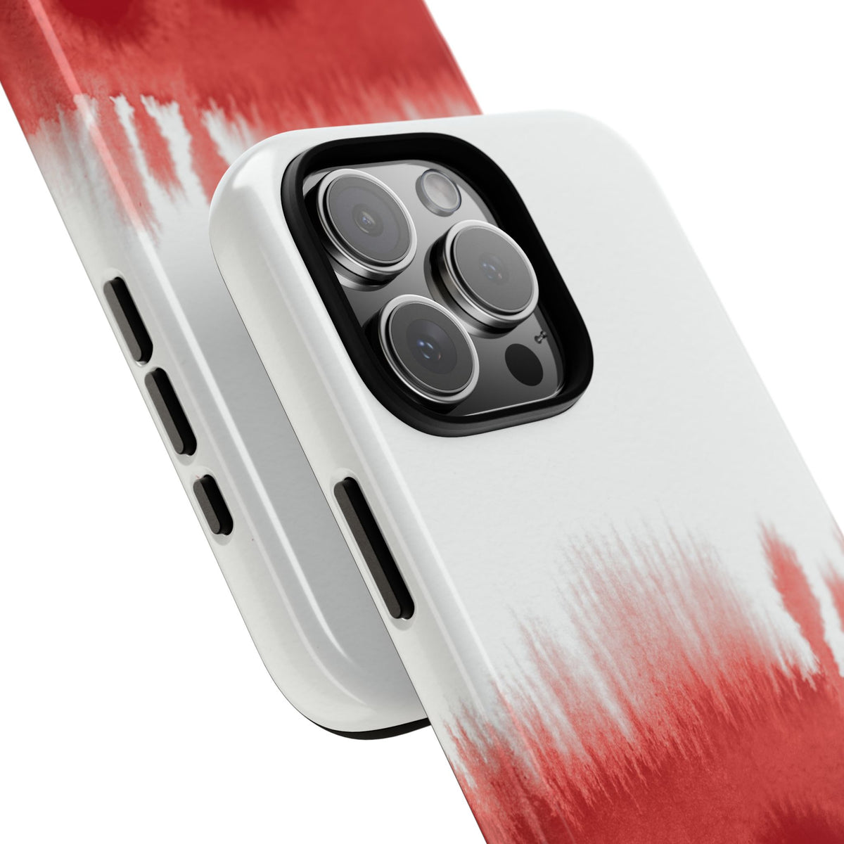 Watercolour Bleed Red Tough Case close-up
