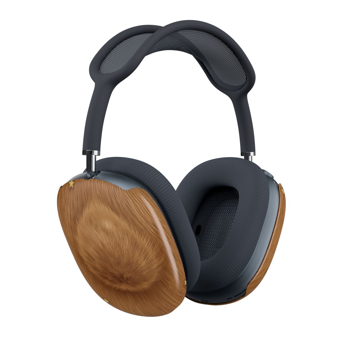 Brown Bunny Brass Stars AirPods Max Case