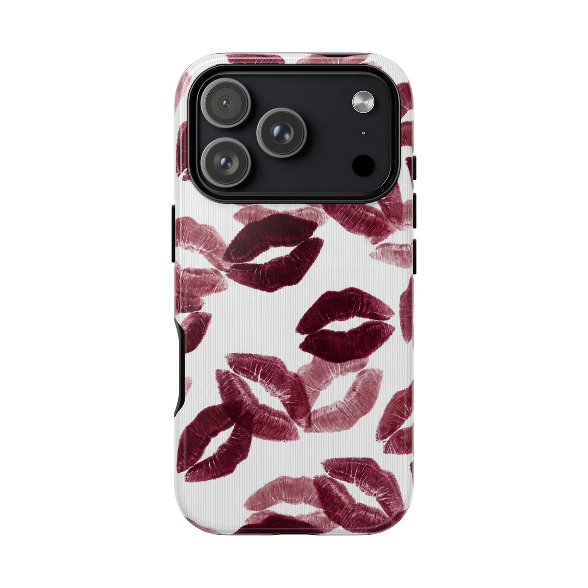 Burgundy Kisses Tough Case on iPhone 18 Pro