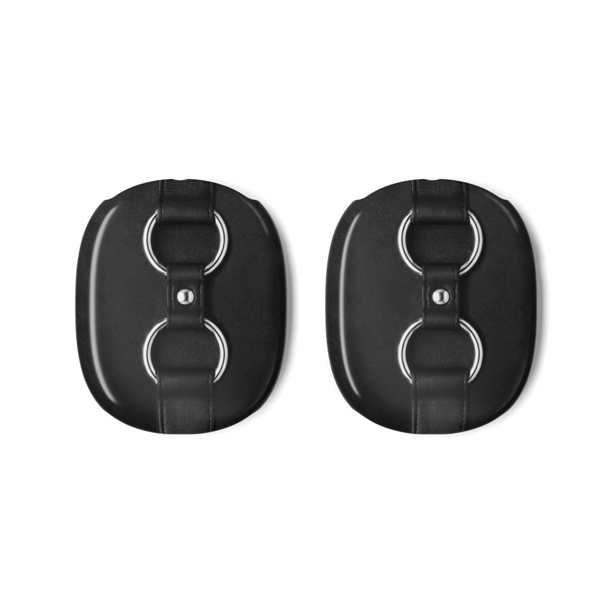 Double Ring Black Silver AirPods Max Case