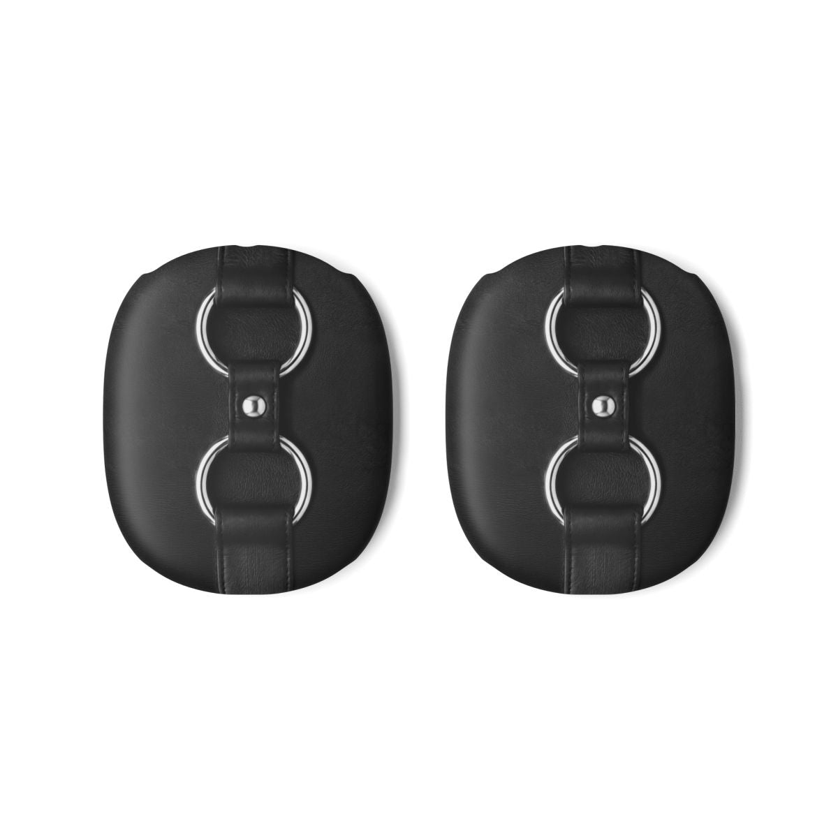 Double Ring Black Silver AirPods Max Case