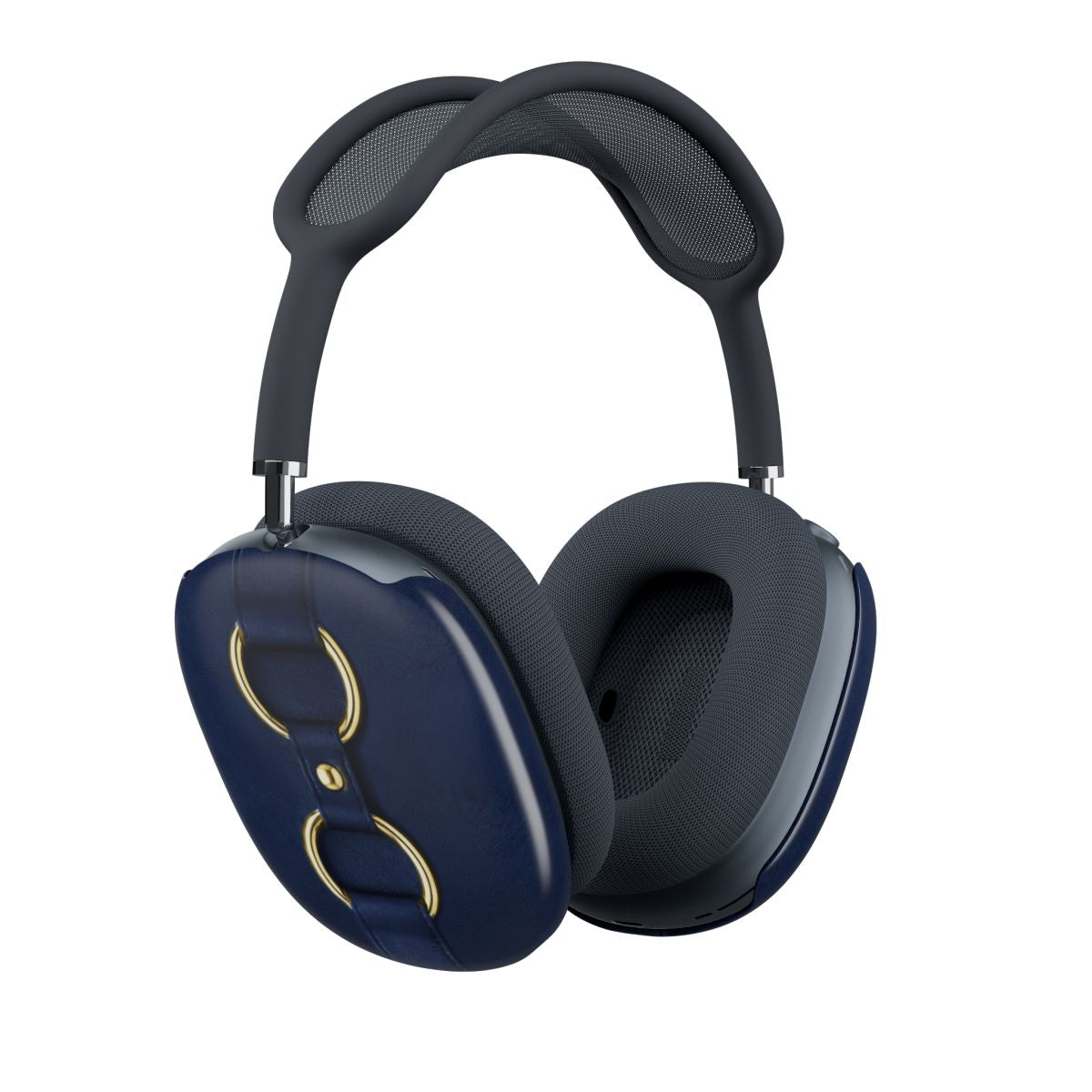 Double Ring Navy Gold AirPods Max Case