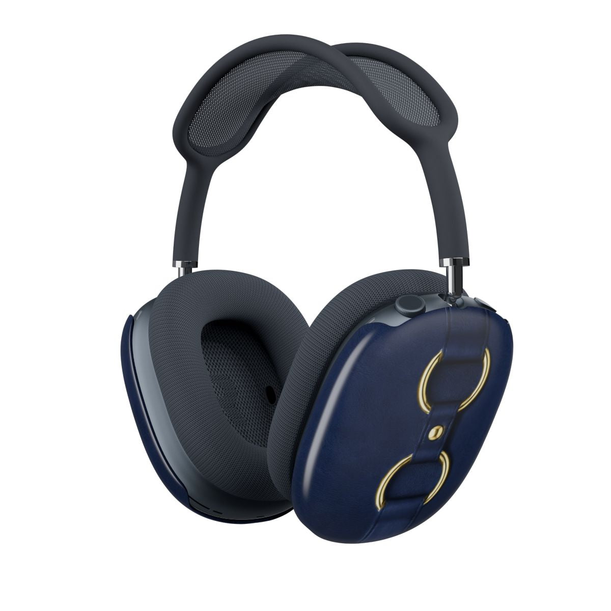 Double Ring Navy Gold AirPods Max Case