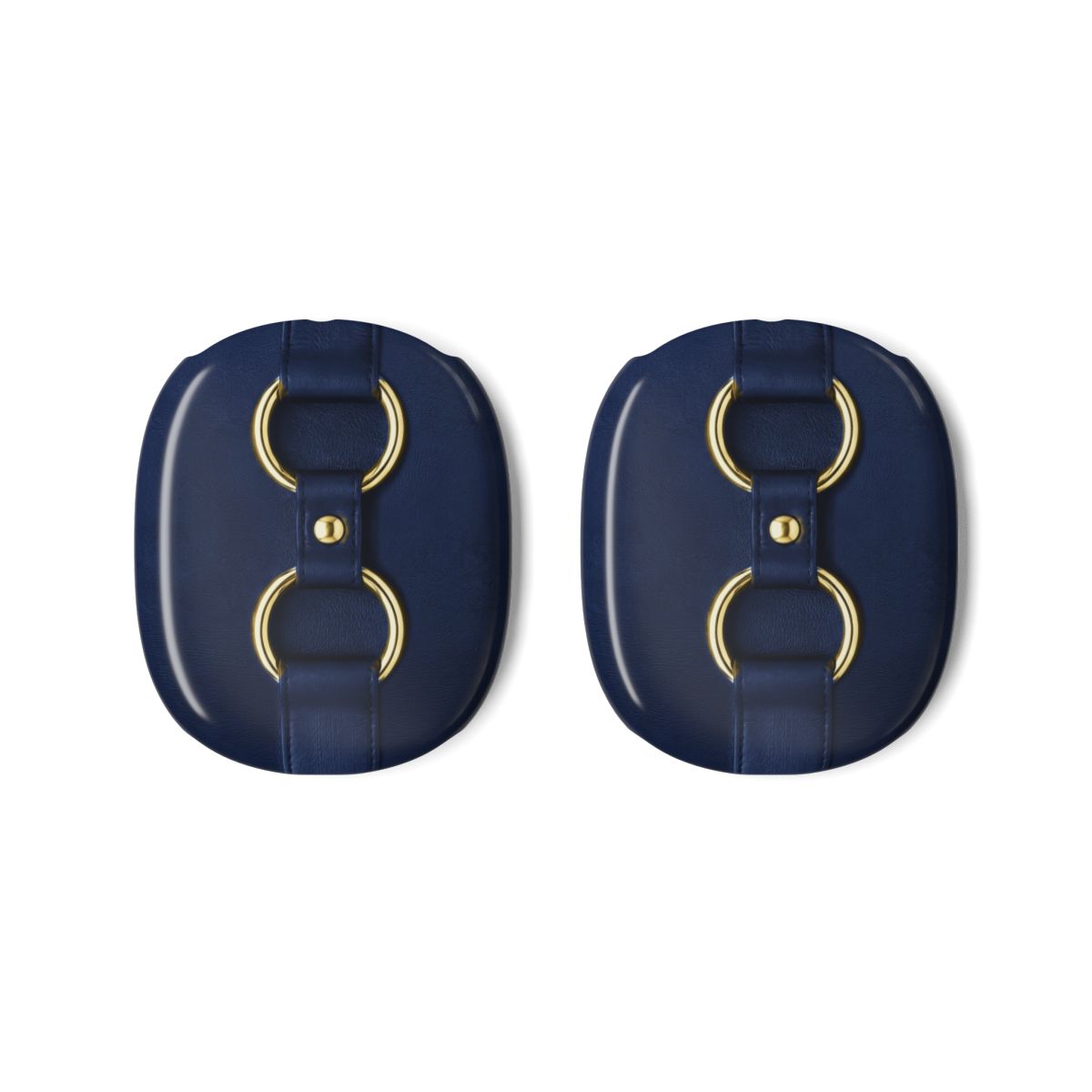 Double Ring Navy Gold AirPods Max Case