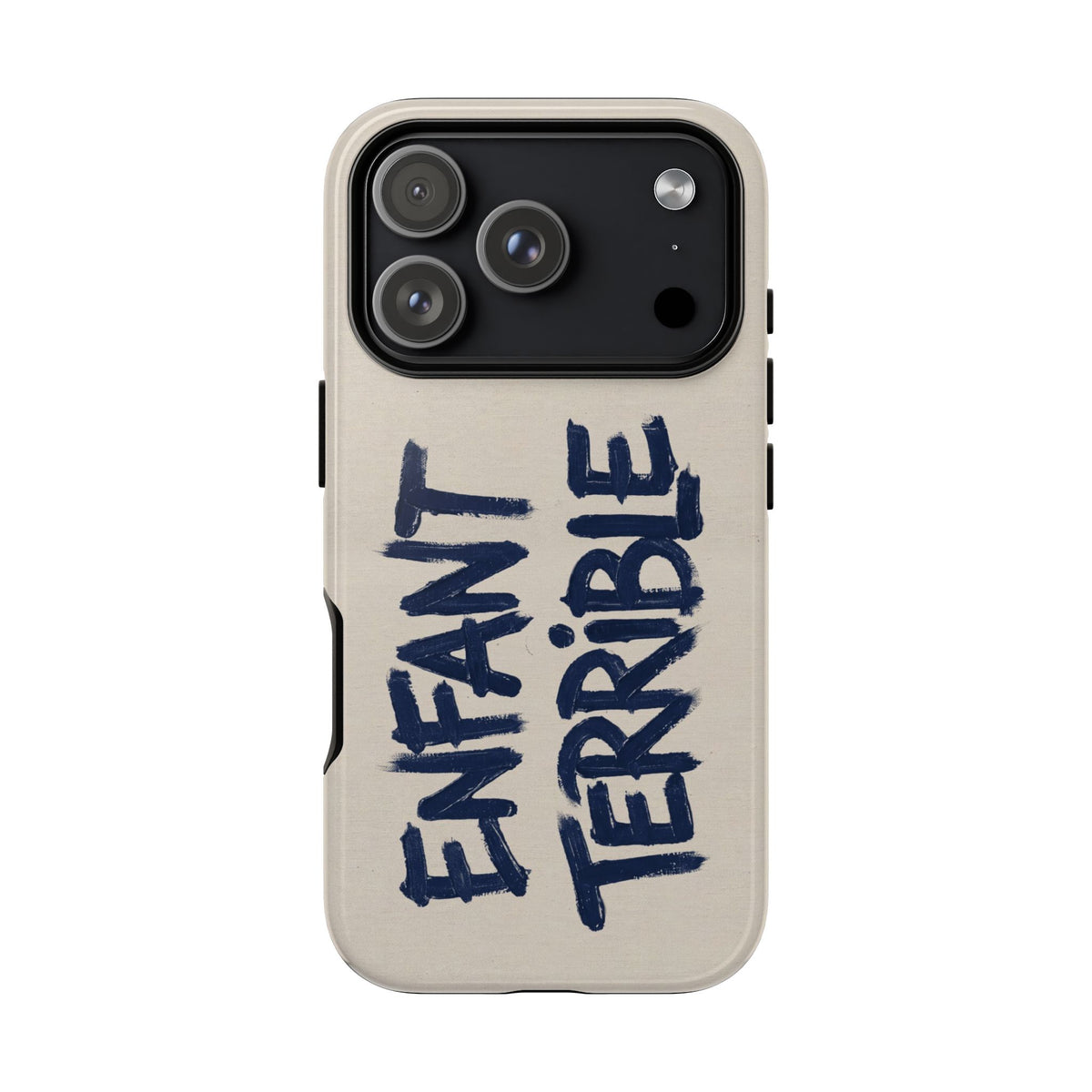 Enfant Terrible Navy Tough Case on iPhone 18 Pro