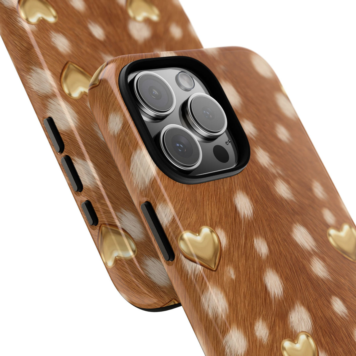 Fawn Hearts Tough Case close-up